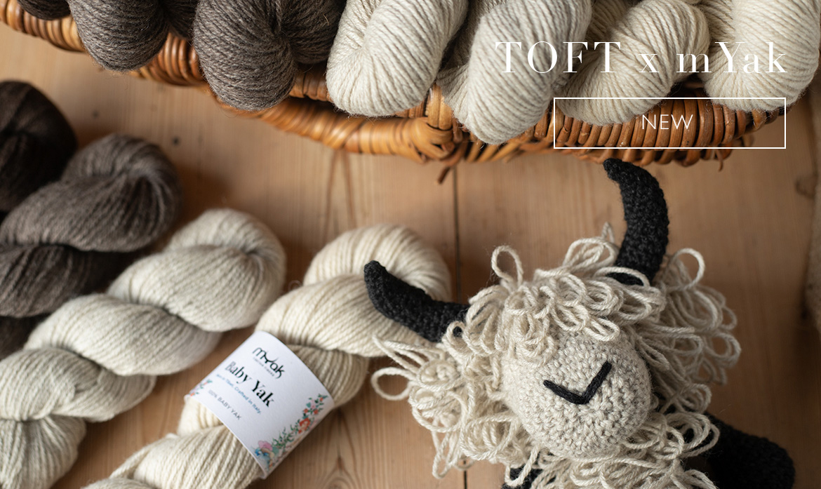 TOFT MYak crochet tibetan yak kit pattern yarn